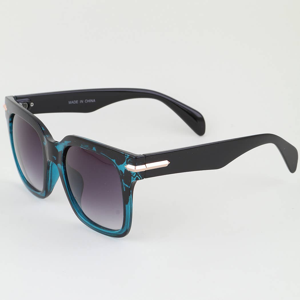 3AM BY H&D ACCESSORIES - Modern Tortoise Wayfarer Sunglasses