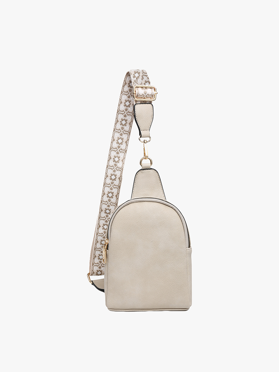 Jen & Co. - M2436 Ellen Sling Bag w/ Removable Guitar Strap