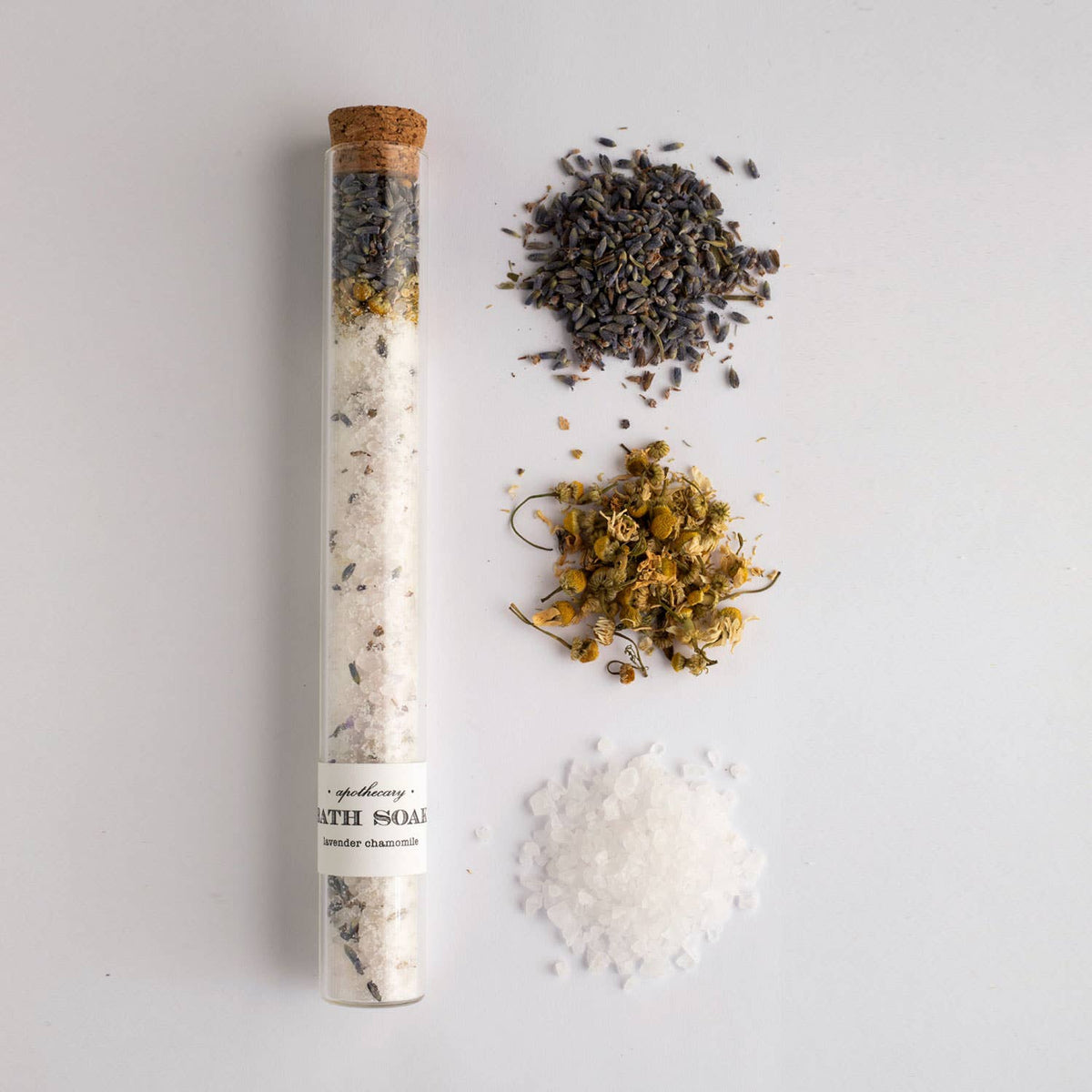 NP106 Nectar Republic - Lavender Chamomile Bath Soak Tube | salts gift spa therapy