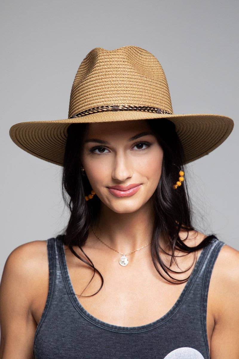 Urbanista - Braided Double Band Panama Hat