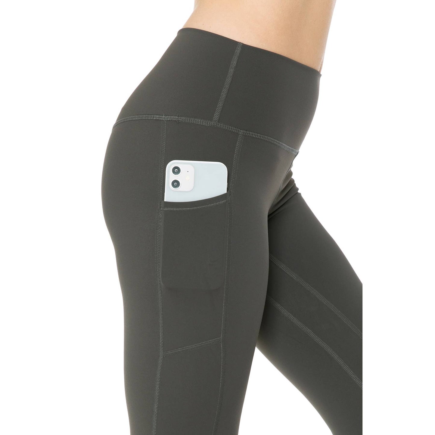 Leggings Depot - Premium Nylon Activewear Solid Leggings