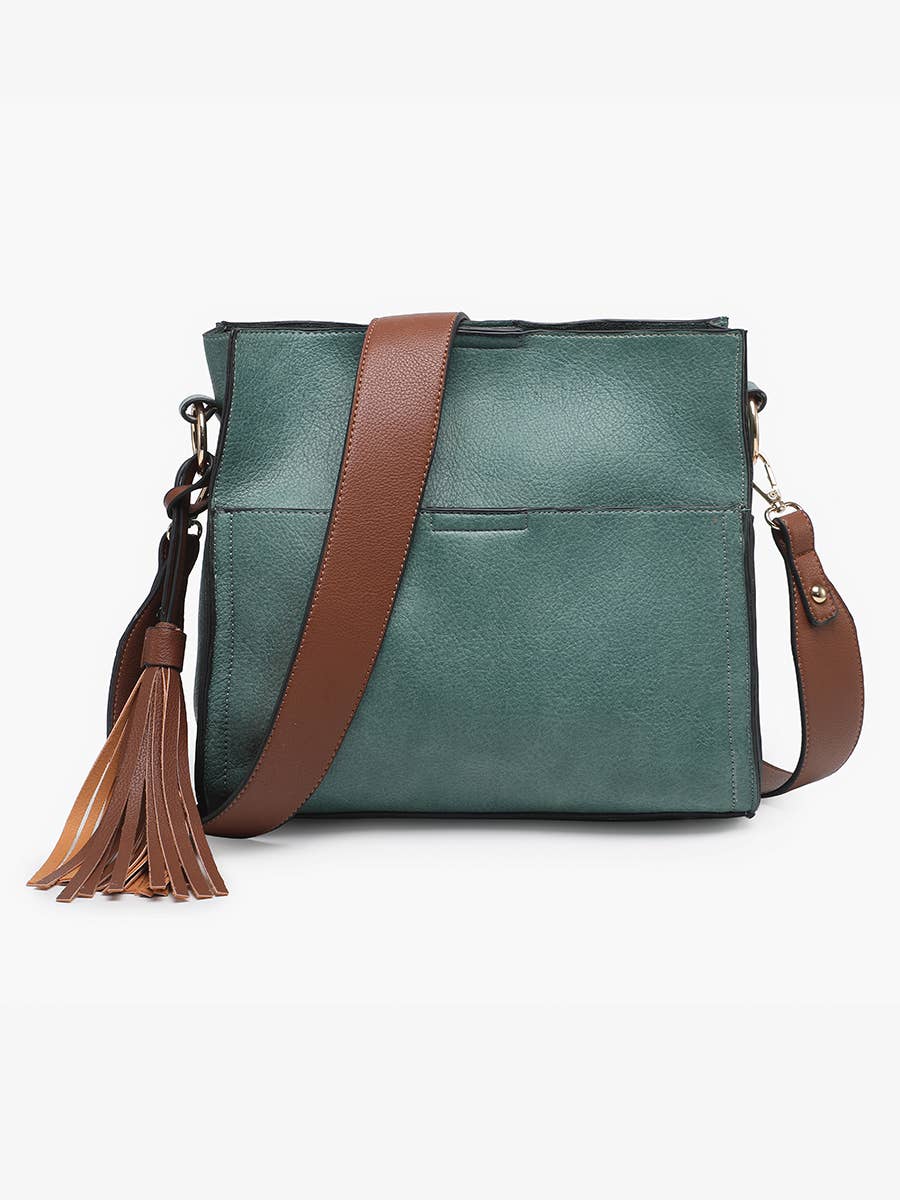 Jen & Co. - M1867 Lyla 2-in-1 Bucket Bag w/ Guitar Strap