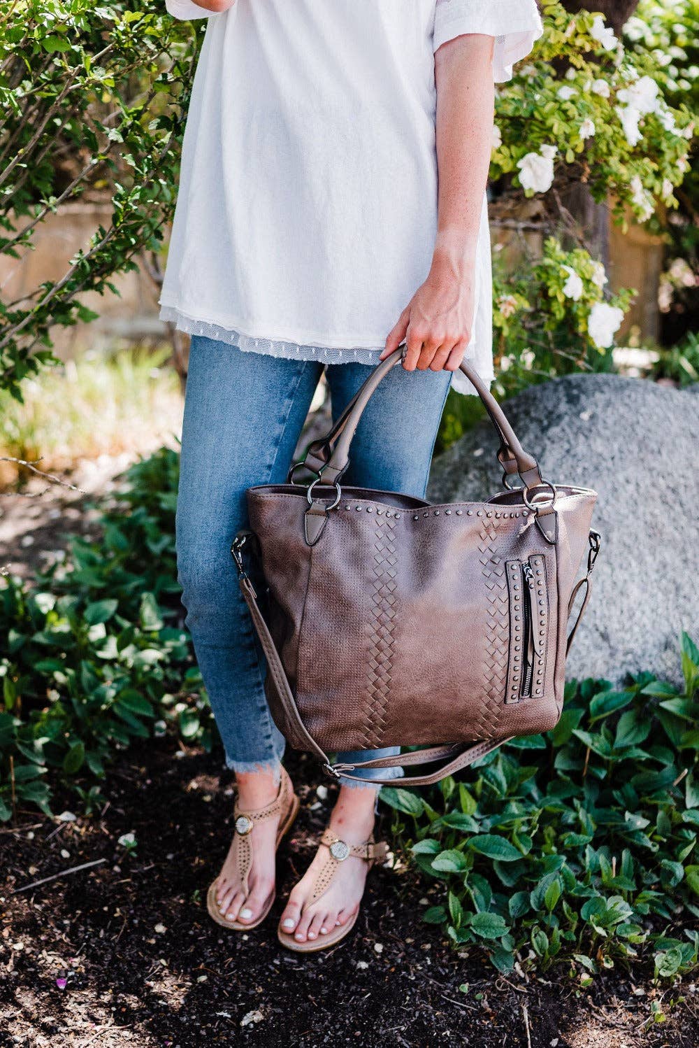 modern and chic - Ashlyn Tote Handbag Crossbody
