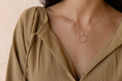 Token Jewelry - Unity Necklace in 14k Gold Fill or Sterling Silver 