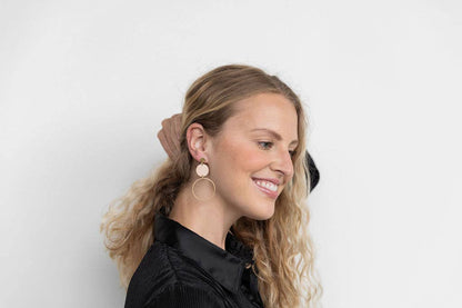Spiffy & Splendid - Sadie Earrings - Linen //  Jewelry, Gifts