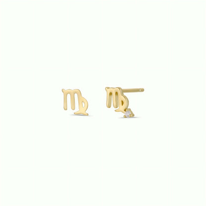 JaxKelly - Zodiac Gold Earrings - Virgo