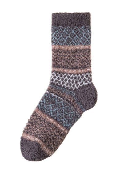 Funkyrel® Atzbranding Limited - Rufia - Cozy Fleece Thick Mid-Calf Socks