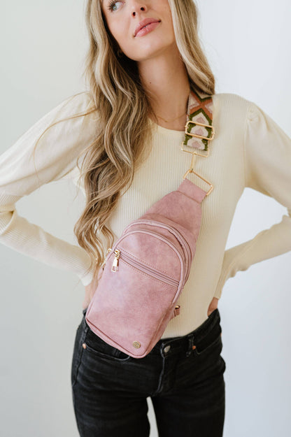 modern and chic - Page Convertible Crossbody Travel Satchel Passport Sling