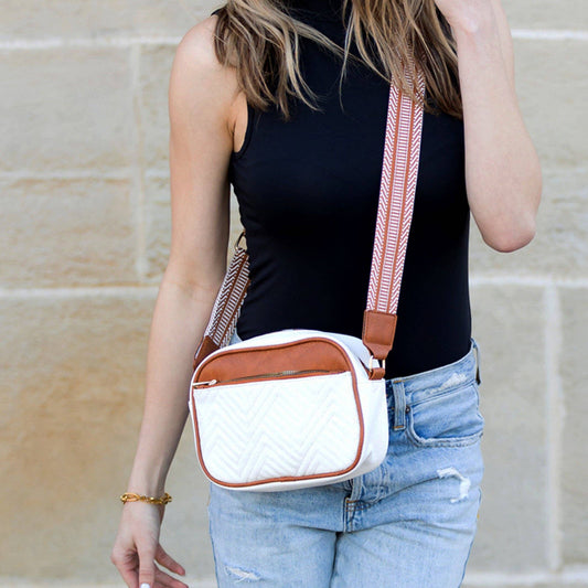 Aili's Corner - Everly Vegan Leather Camera Crossbody
