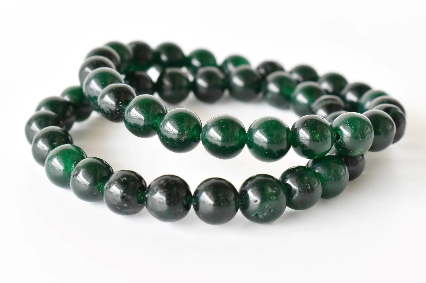 Soothing Crystals - Green Jade Bracelet (Wisdom and Balance)