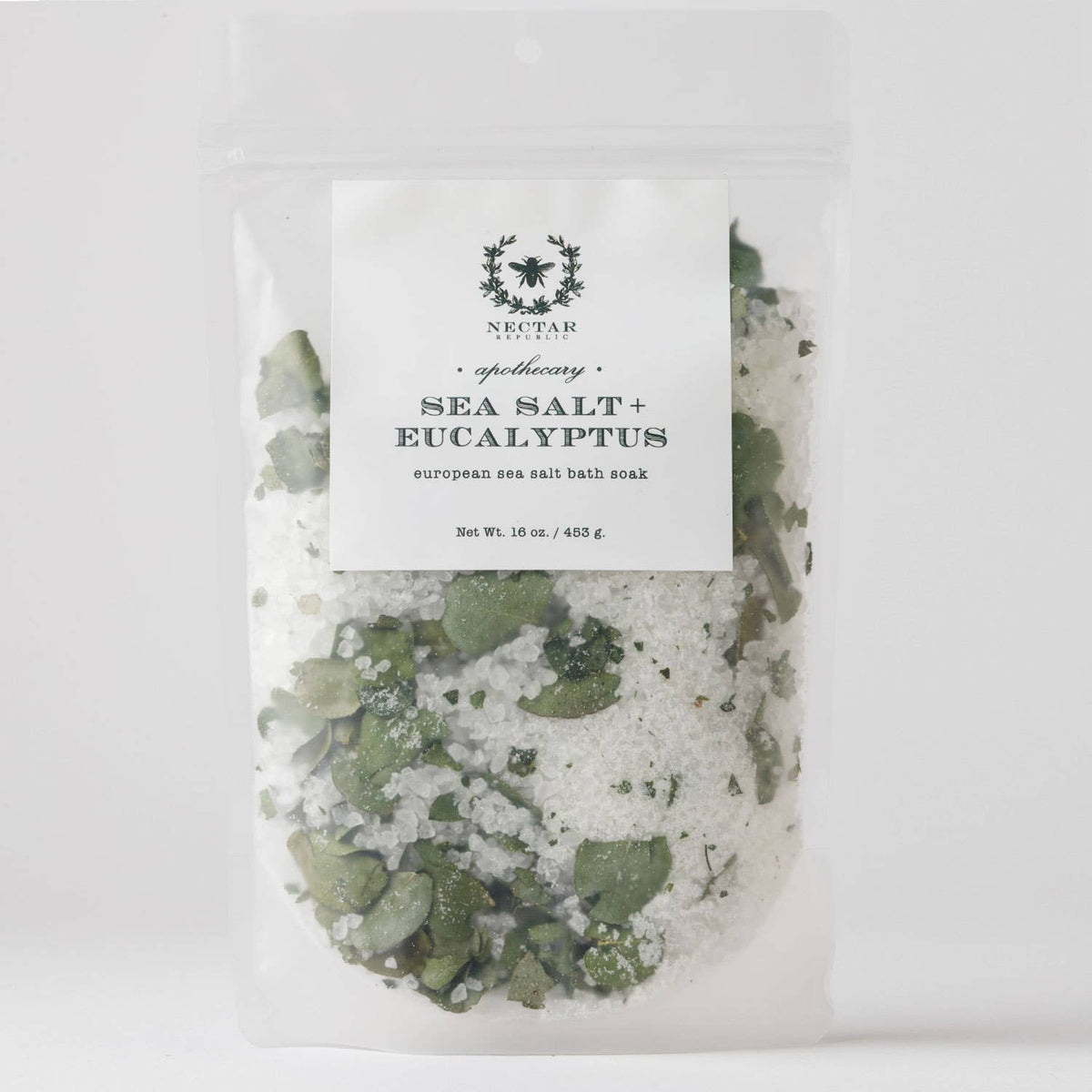 NO107 Nectar Republic - Sea Salt + Eucalyptus Bath Soak Tube | gift spa aromatherapy