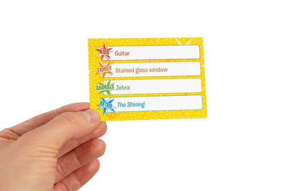Outset Games and Cobble Hill Puzzles - Family Charades Retro Design - Perfect for Family Game Night