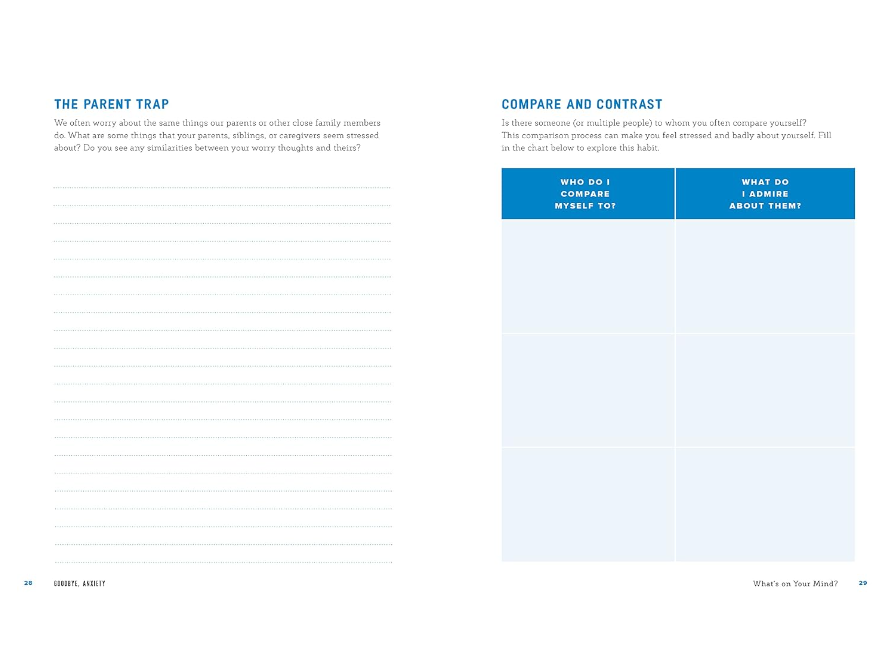 Blue Star Press - Goodbye, Anxiety: A Guided CBT Journal (Self Care)