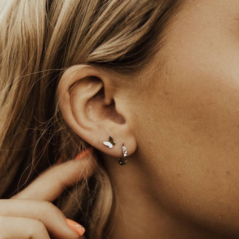 Mauve Jewelry Co. - Sydney Hammered Hoops
