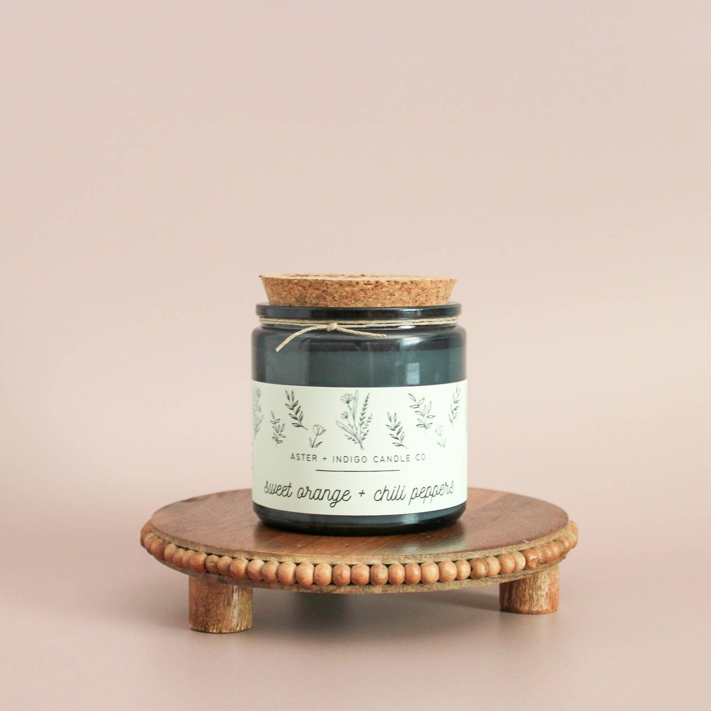Aster + Indigo Candle Co. - Sweet Orange + Chili Peppers | Soy Candle