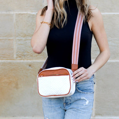 Aili's Corner - Everly Vegan Leather Camera Crossbody