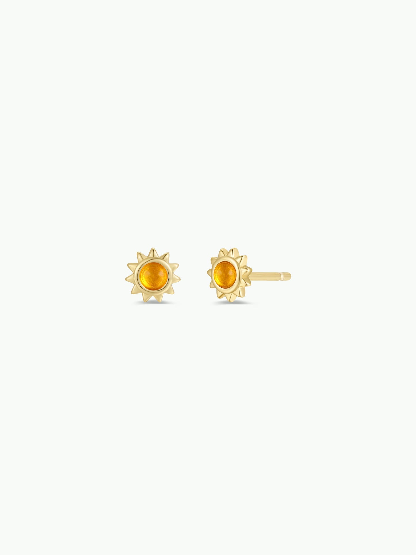 JaxKelly - Sun Stud - Amber - Earrings