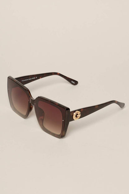 Fashion City - Tinted Lenses Square Sunglasses for Women