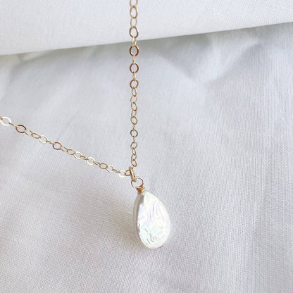 True by Kristy Jewelry - Cora Freshwater Pearl Necklace Gold Filled