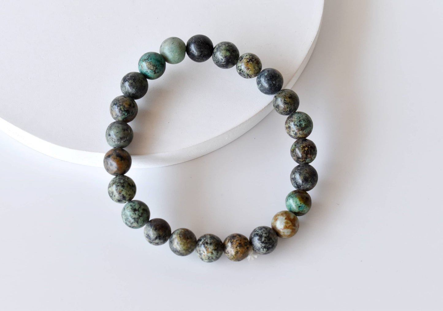 Soothing Crystals - African Turquoise Bracelet (Transformation and Love)