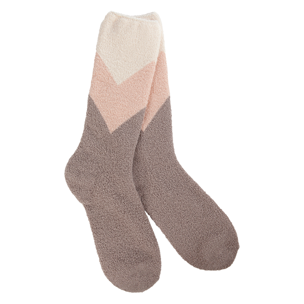 World's Softest® Socks - Cozy Cali Chevron Multi