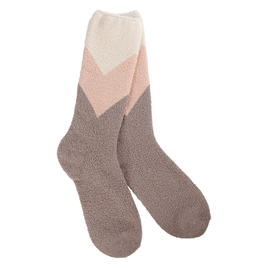 World's Softest® Socks - Cozy Cali Chevron Multi