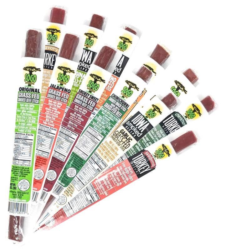 Sogo Snacks - All 12 Flavors Variety Pack