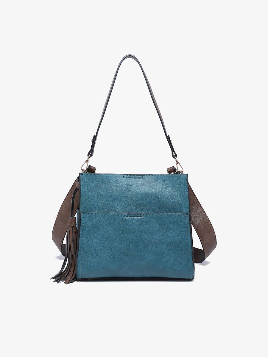 Jen & Co. - M1867 Lyla 2-in-1 Bucket Bag w/ Guitar Strap