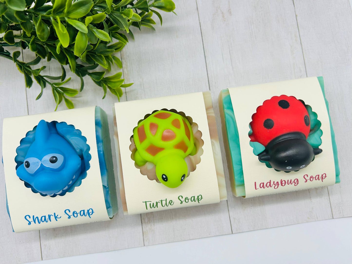 SARATOGA NATURAL BODY CARE LLC - Turtle Handmade Soap Bar for Kids VEGAN COLD PROCESS