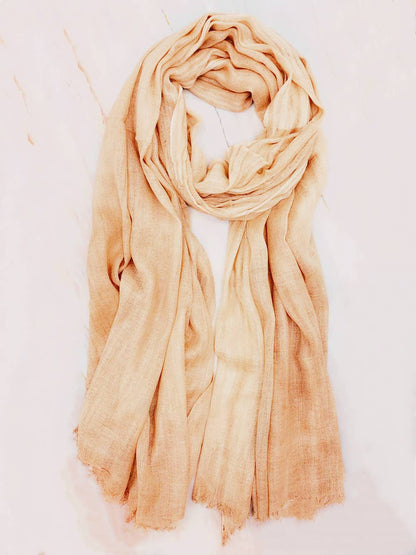 JC Sunny Fashion - JC022517 Cashmere & Wool Blend Scarf