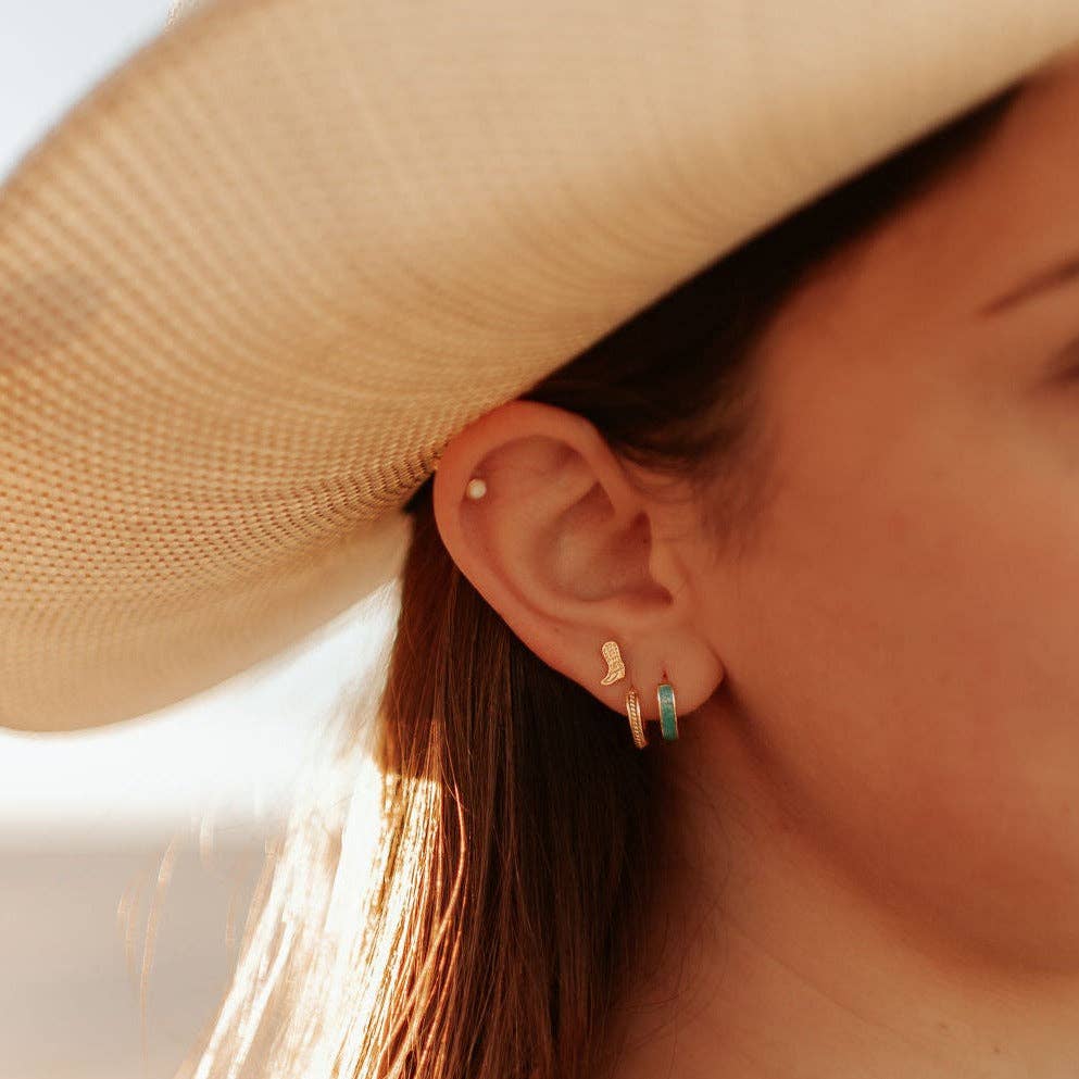 Mauve Jewelry Co. - Jolene Braided Rope Hoops