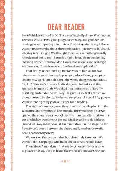 Blue Star Press - Pie & Whiskey: Writers Under the Influence of Butter & Booze