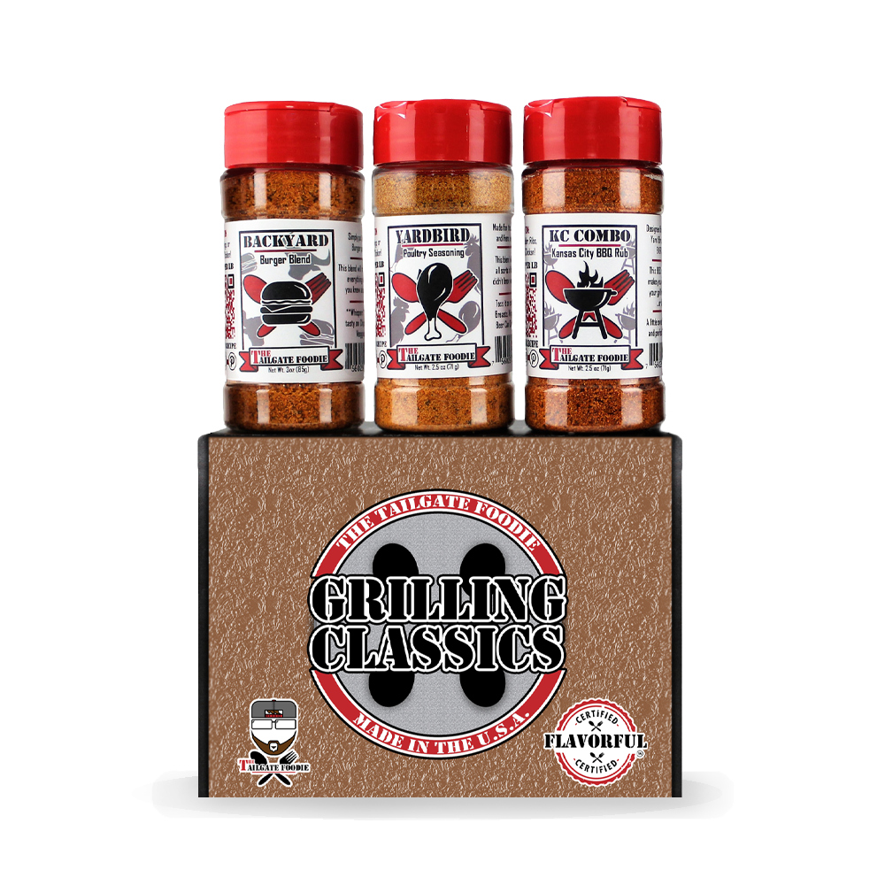The Tailgate Foodie - Grilling Classics 3-Pack Seasoning Bundle
