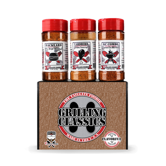 The Tailgate Foodie - Grilling Classics 3-Pack Seasoning Bundle