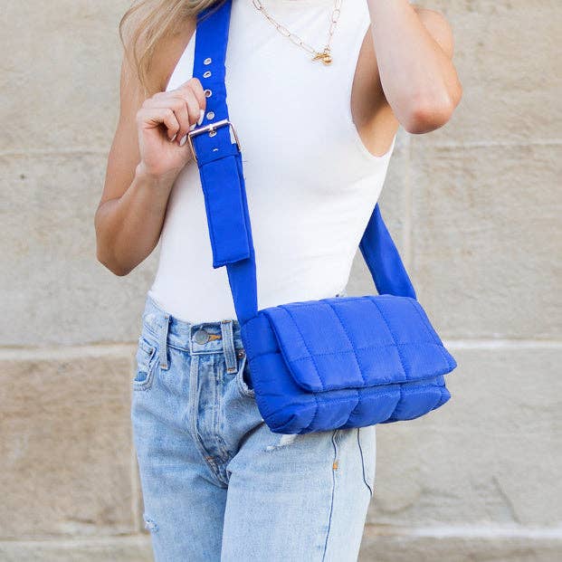 Aili's Corner - Selma Foldover Puffer Crossbody
