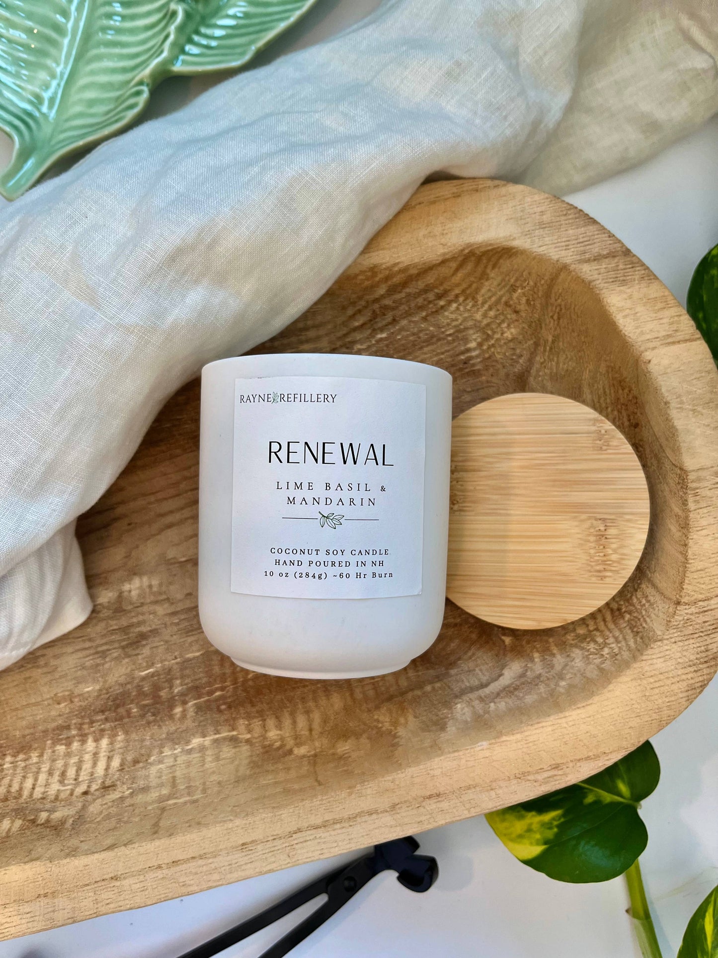 Rayne Refillery - The Granite Vessel -  Coconut Soy Wax Candle