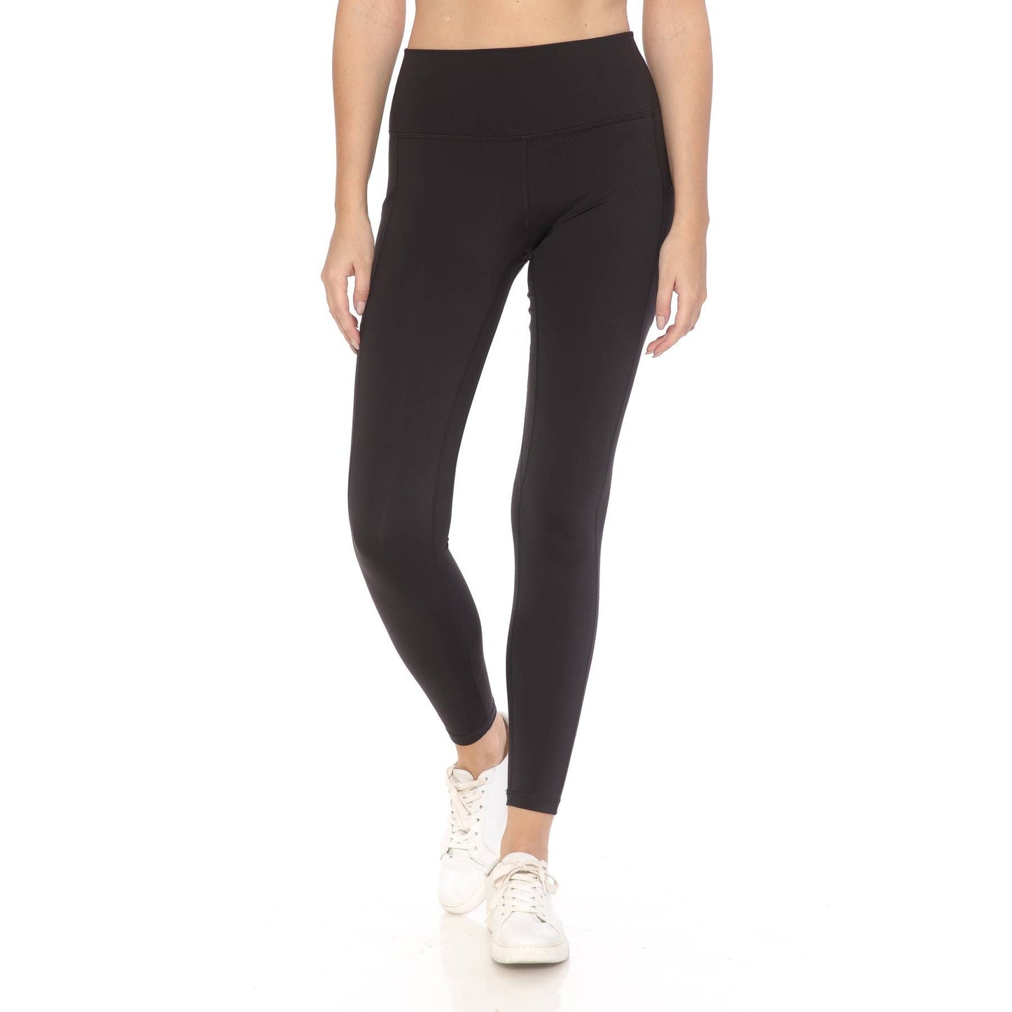 Leggings Depot - Premium Nylon Activewear Solid Leggings