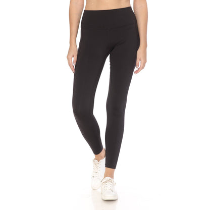 Leggings Depot - Premium Nylon Activewear Solid Leggings
