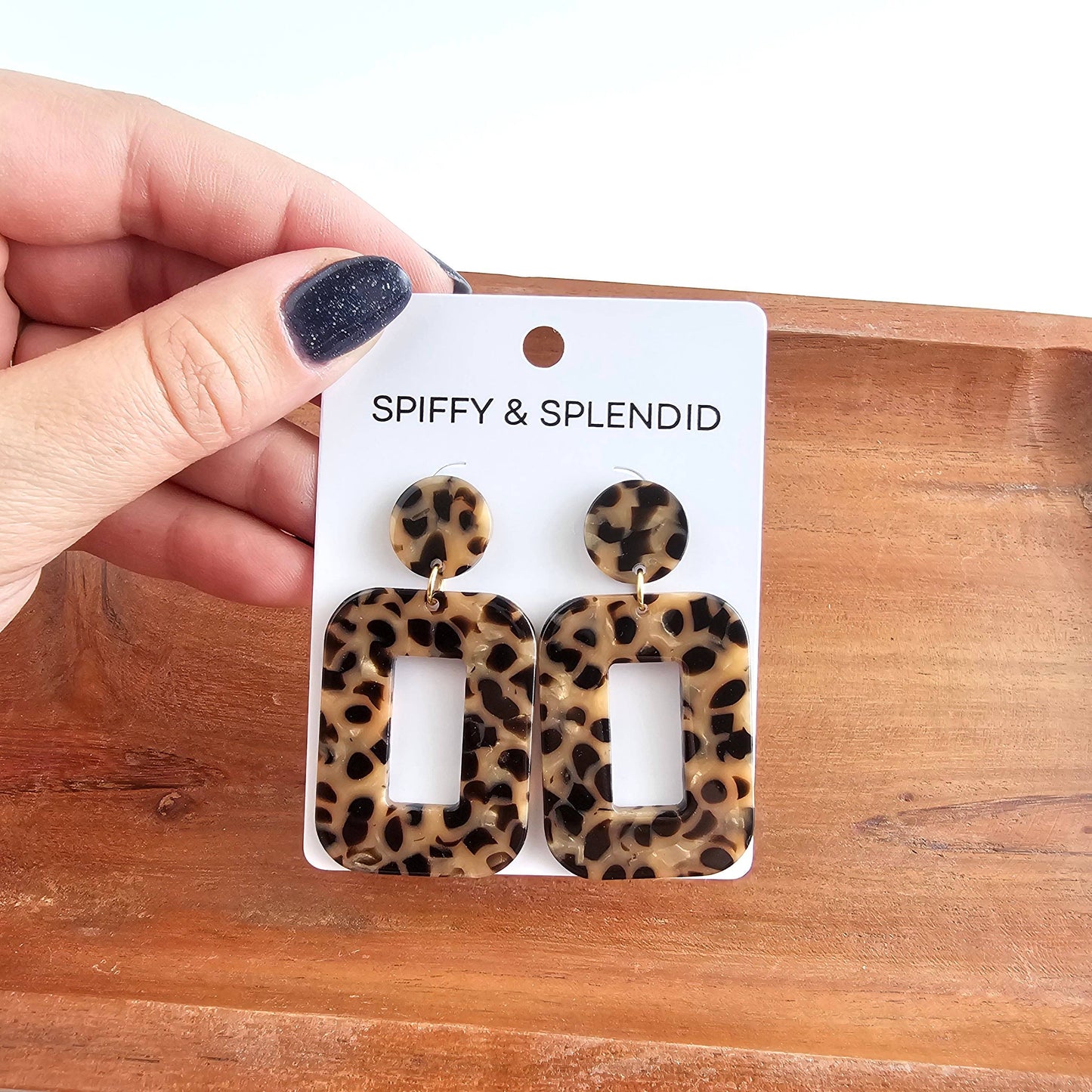 Spiffy & Splendid - Margot Earrings - Cheetah // Gift, Jewelry, Leopard