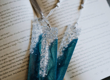 Dège Creative - Sea Green & Silver Bookmark