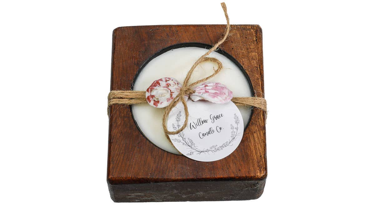 WGC101 Willow Grace Candle Co - One Hole Cheese Mold Candle