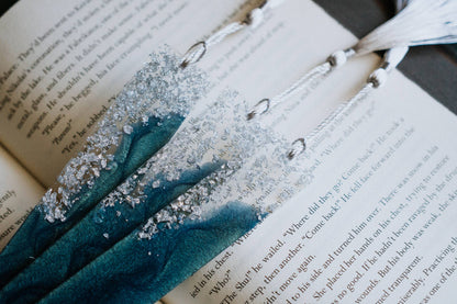 Dège Creative - Sea Green & Silver Bookmark