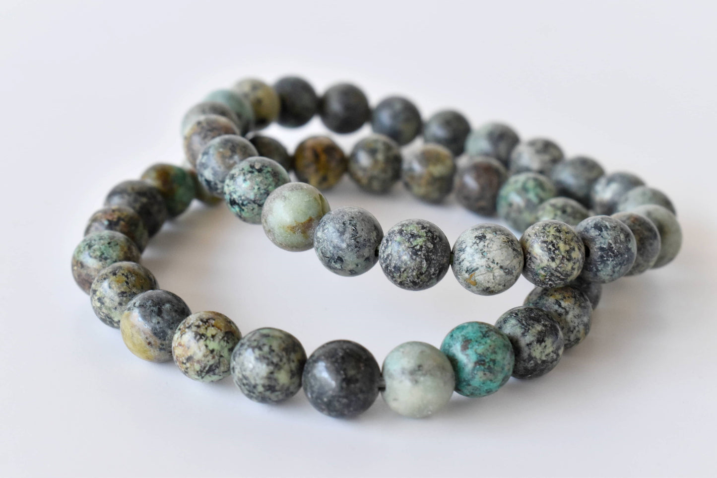 Soothing Crystals - African Turquoise Bracelet (Transformation and Love)