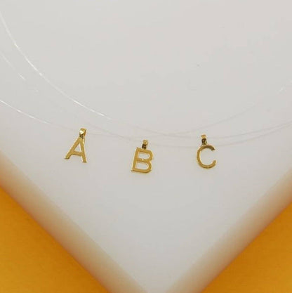 MIA Jewelry - 18K Gold Filled Initial Letter Choker (H159)