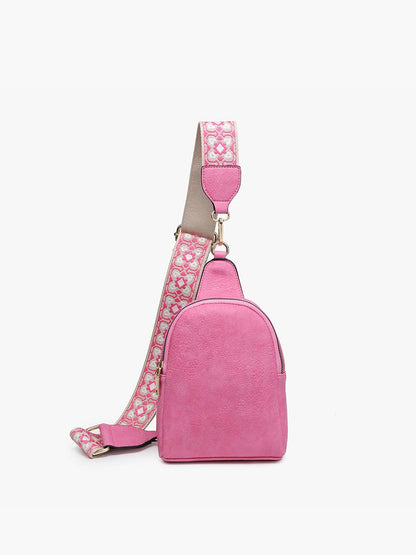 Jen & Co. - M2436 Ellen Sling Bag w/ Removable Guitar Strap