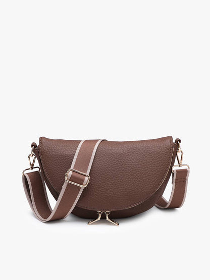 Jen & Co. - Alessandra Foldover Crescent Crossbody | M2896