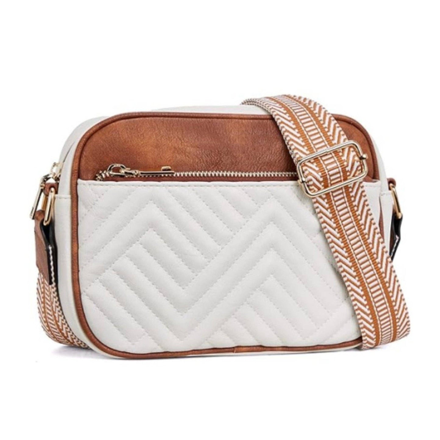 Aili's Corner - Everly Vegan Leather Camera Crossbody