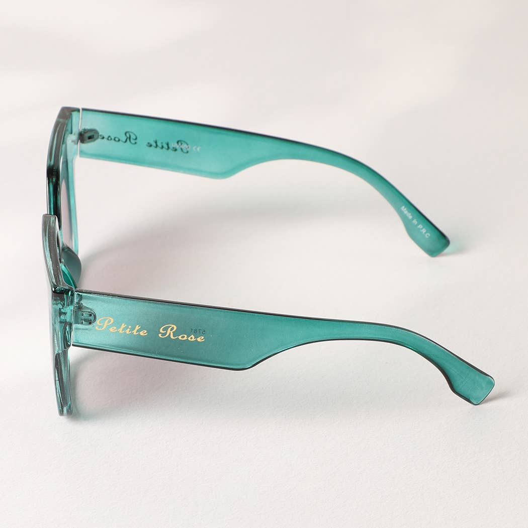 Fashion City - Oversized Square Cat Eye Chunky Sunglasses