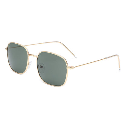 Cramilo Eyewear - Retro Square Flat Top Tinted Fashion Sunglasses