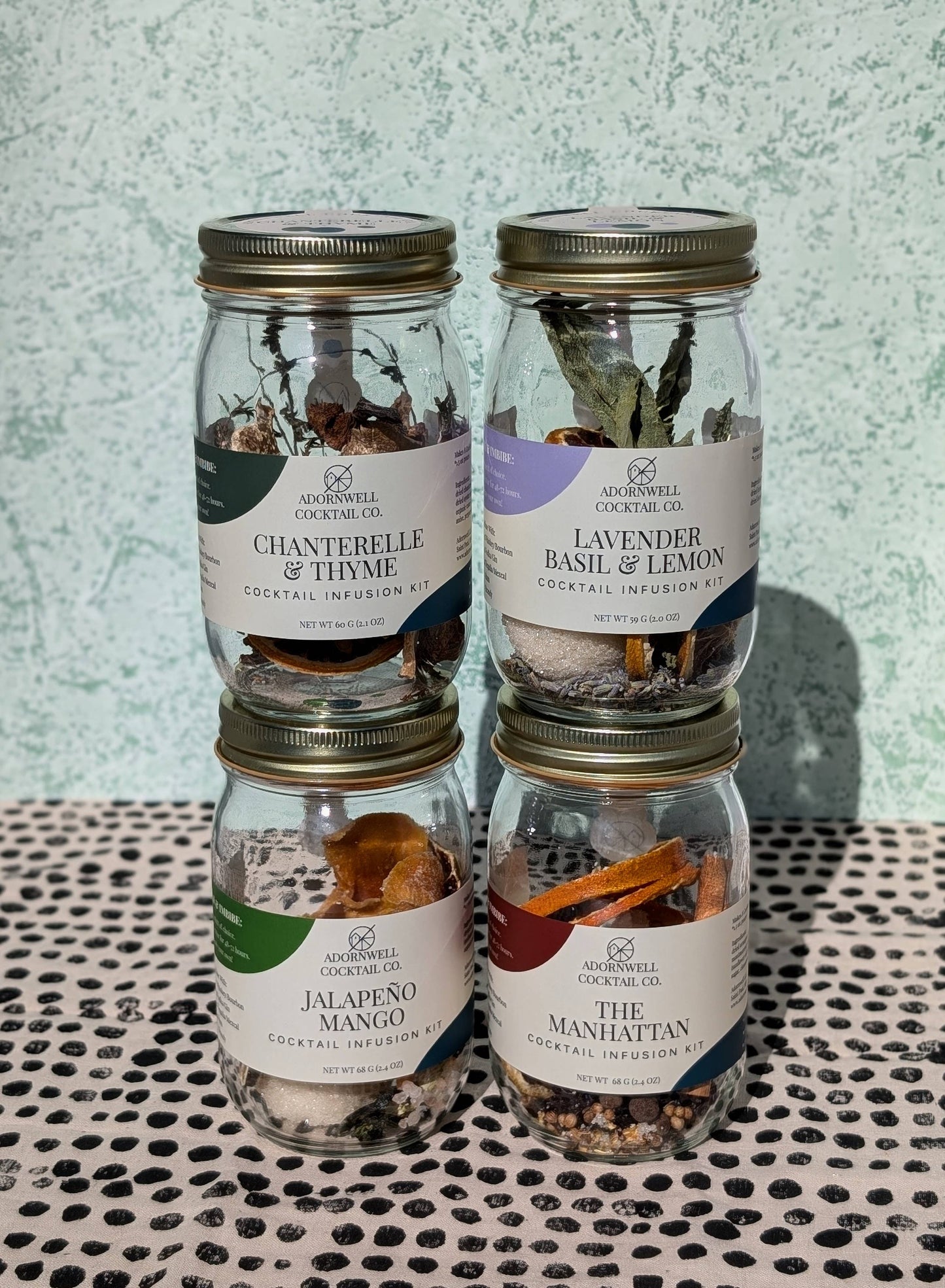 Adornwell Cocktail Jars